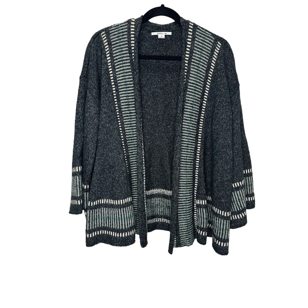 O'Neill Women's Open Front Wide Sleeve Oversized Cardigan size Small